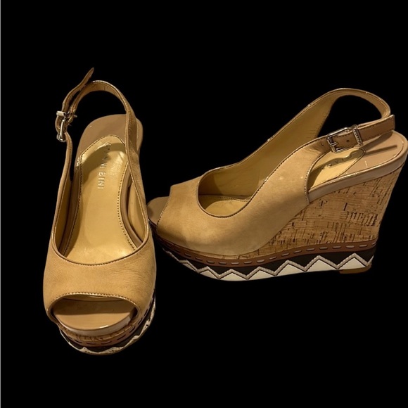 GIANNI BINI wedge Boho heel with design - Picture 1 of 7